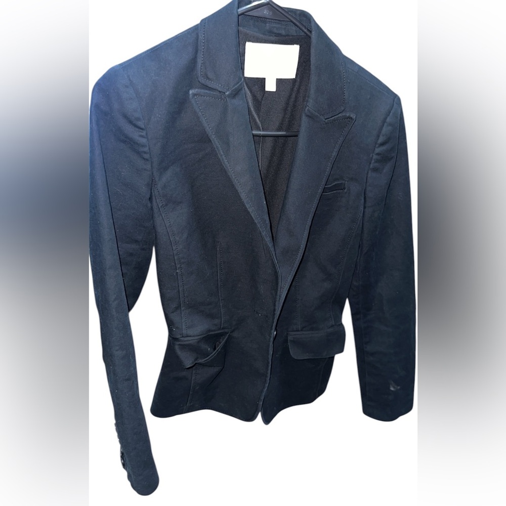 Banana Republic Black Tailored Sport Coat